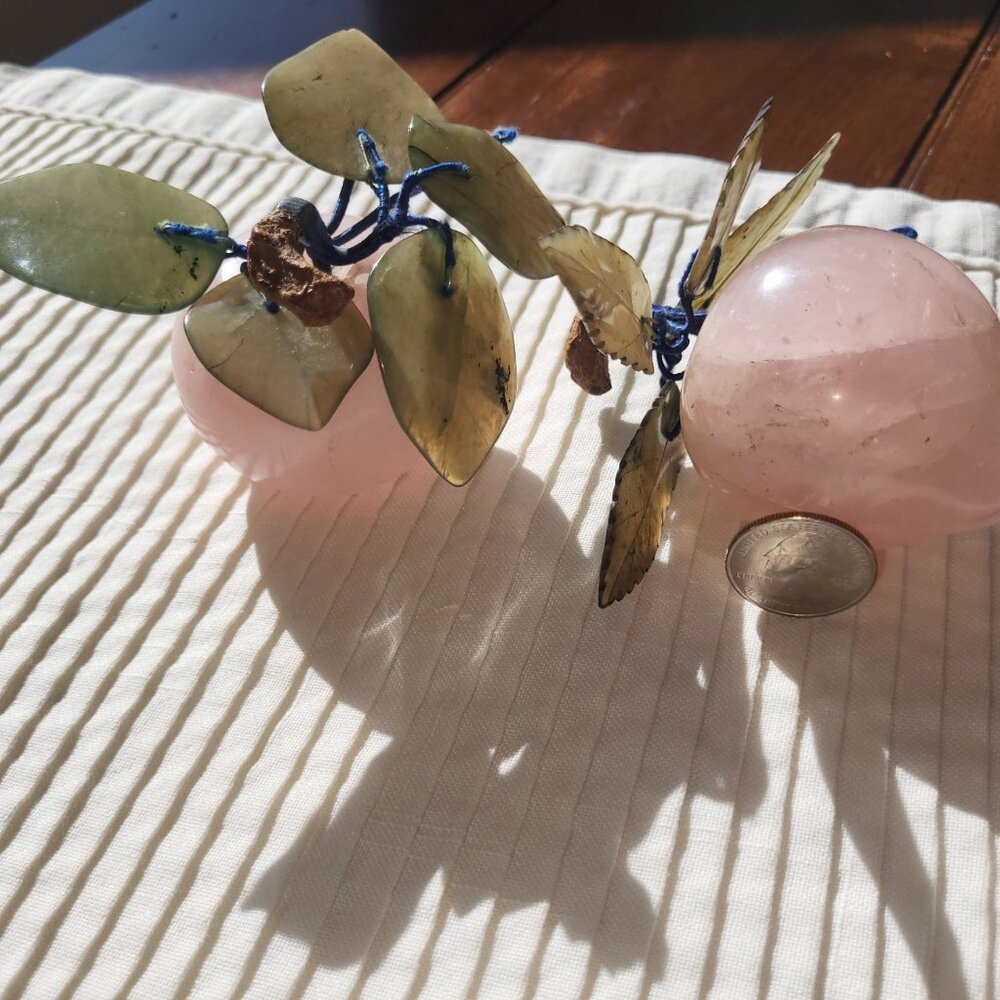 Rose Quartz Fruit Decor Set - Picture 4 of 4